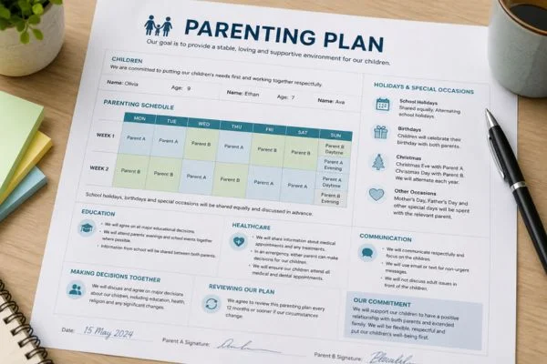 Understand parenting plans Telford